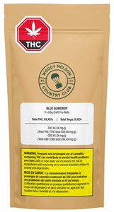 Woody Nelson Country Club: Blue Gumdrop Craft LTO Pre Rolls (3 x 0.5g)