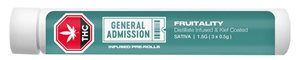 General Admission: Fruitality Distillate Infused Pre Rolls (3 x 0.5g)