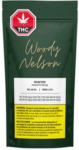 Woody Nelson: Rocketeer Infused Pre Roll (1 x 1g)