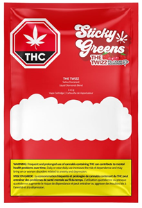 Sticky Greens: The Twizz Liquid Diamond Blended Cartridge (1g)