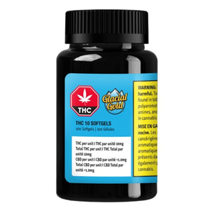 Glacial Gold: THC 10 Softgels (100 pcs)