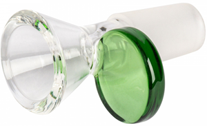 Red Eye Glass: 14mm Bowl - Green