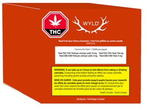 Wyld: Real Fruit Sour Cherry Multi Pack Gummies (10 pcs)