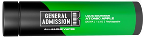 General Admission: Atomic Apple Liquid Diamond Blend Disposable & Rechargeable Pen (1g)