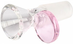 Red Eye Glass: 14mm Bowl - Pink