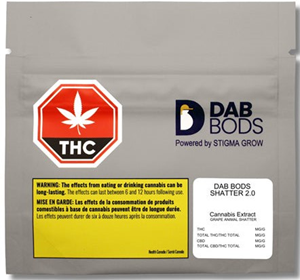 Dab Bods: Grape Animal 2.0 Shatter (1g)