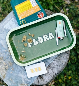 Flora Rolling Tray - Graffiti Rectangle