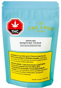 The Loud Plug: Exotic Gas Pre Rolls (5 x 0.5g)