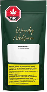 Woody Nelson: Rainbow Driver Pre Rolls (3 x 0.5g)