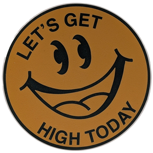 Flora Sticker - Lets Get High Today