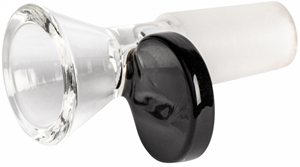 Red Eye Glass: 14mm Bowl - Black