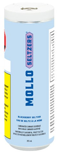 Mollo Seltzers: Blackberry 2:1 CBG/THC Seltzer (355ml)
