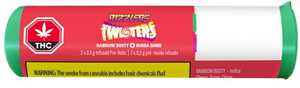 Rizzlers: Twisters Bubba Bomb & Rainbow Booty Infused Pre Rolls (2 x 0.5g)