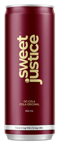 Sweet Justice: OG Cola 1:1 THC/CBG Beverage (355ml)