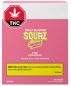 SOURZ By Spinach: Pink Lemonade Multi Pack Gummies (10 pcs)