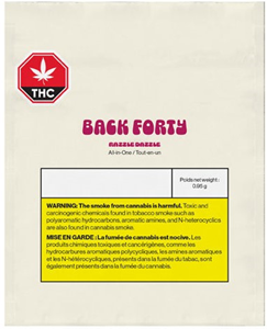 Back Forty: Razzle Dazzle Disposable & Rechargeable Pen (0.95g)