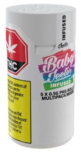Jeeter: Baby Jeeter Infused Multi Pack Pre Rolls (5 x 0.5g)