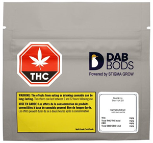 Dab Bods: Fuzzy Peach 2.0 Shatter (1g)